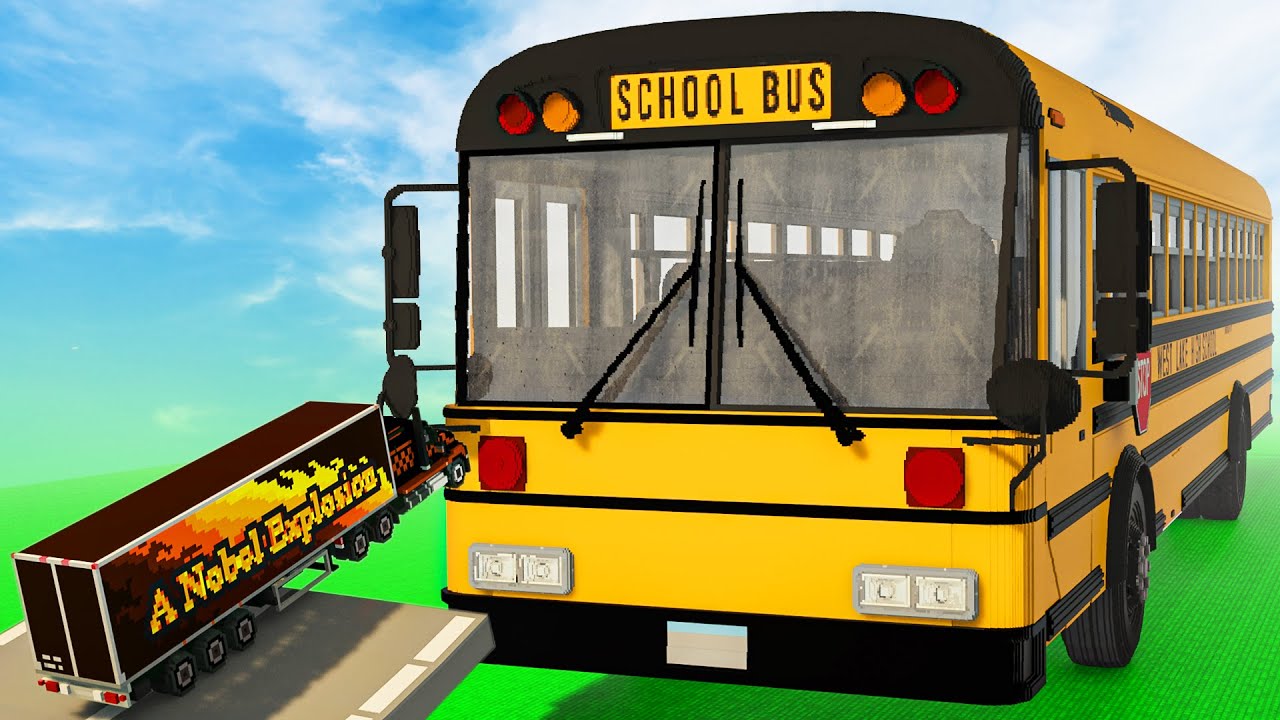 Cars vs School Bus Part 2 | Teardown
