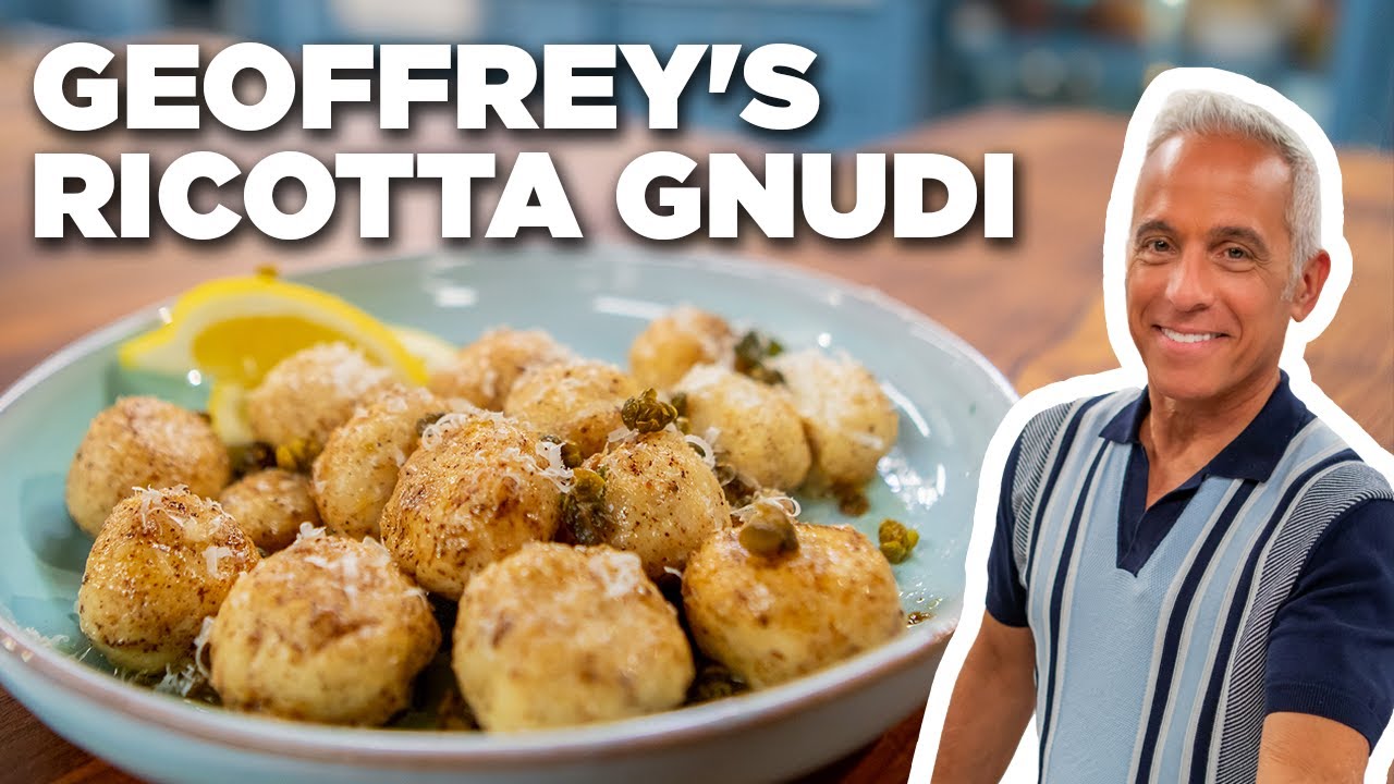 Geoffrey Zakarian's Ricotta Gnudi with Browned Butter | The Kitchen | Food Network