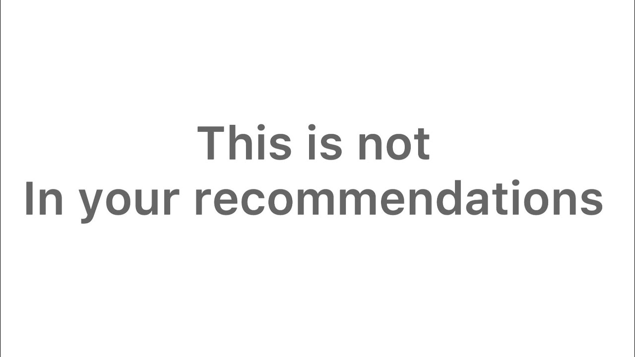 This video will not reach 100k views