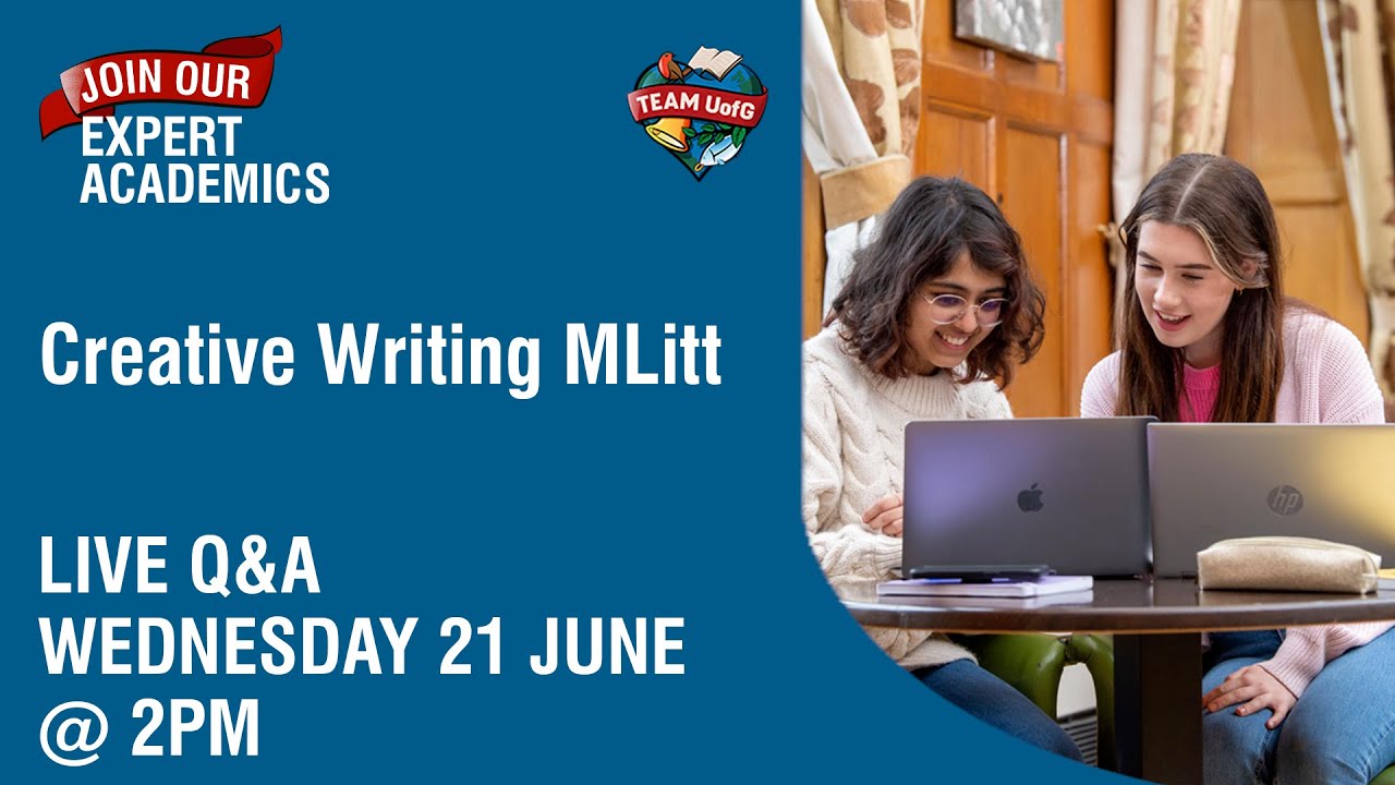 MLitt Creative Writing Live Q&A