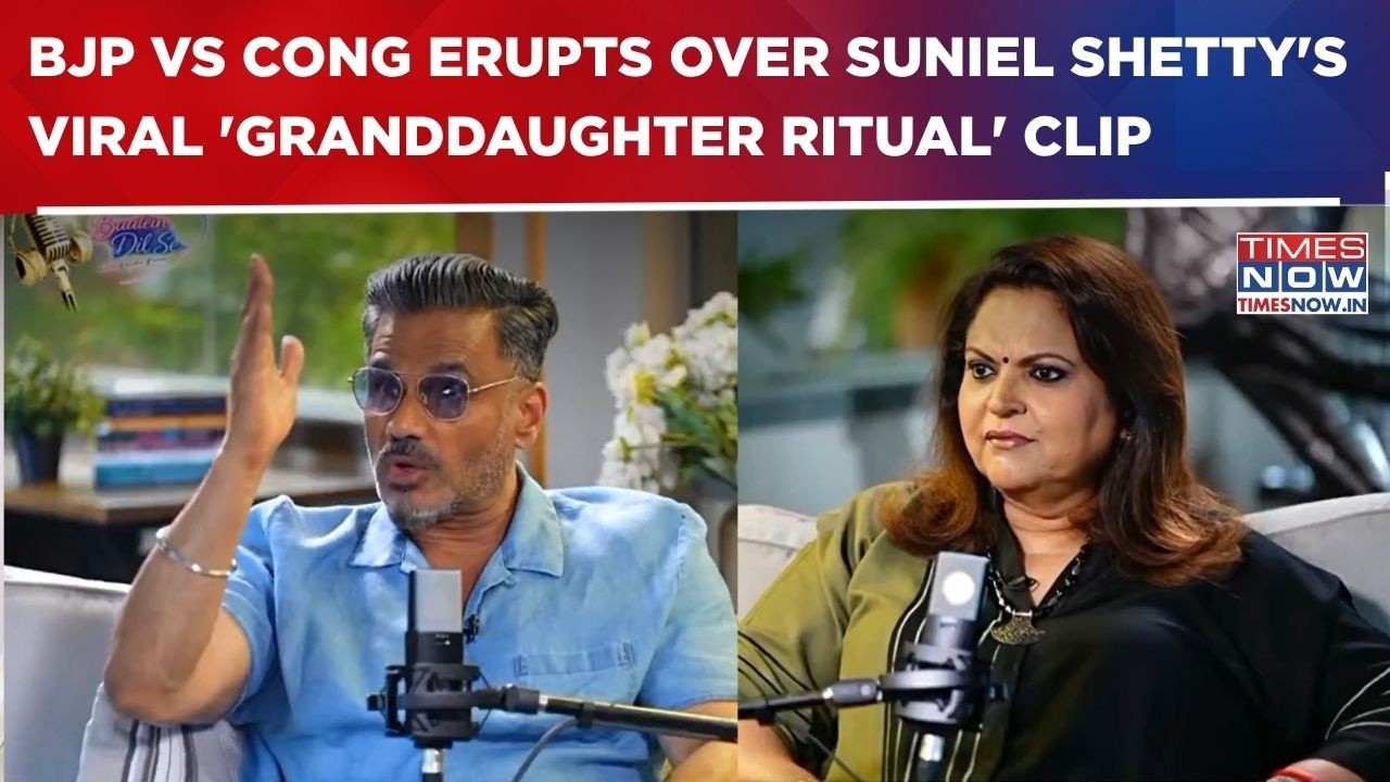 Suniel Shetty&rsquo;s 'Granddaughter Ritual' Sparks Political Row | Congress-BJP Clash Erupts |Top Updates