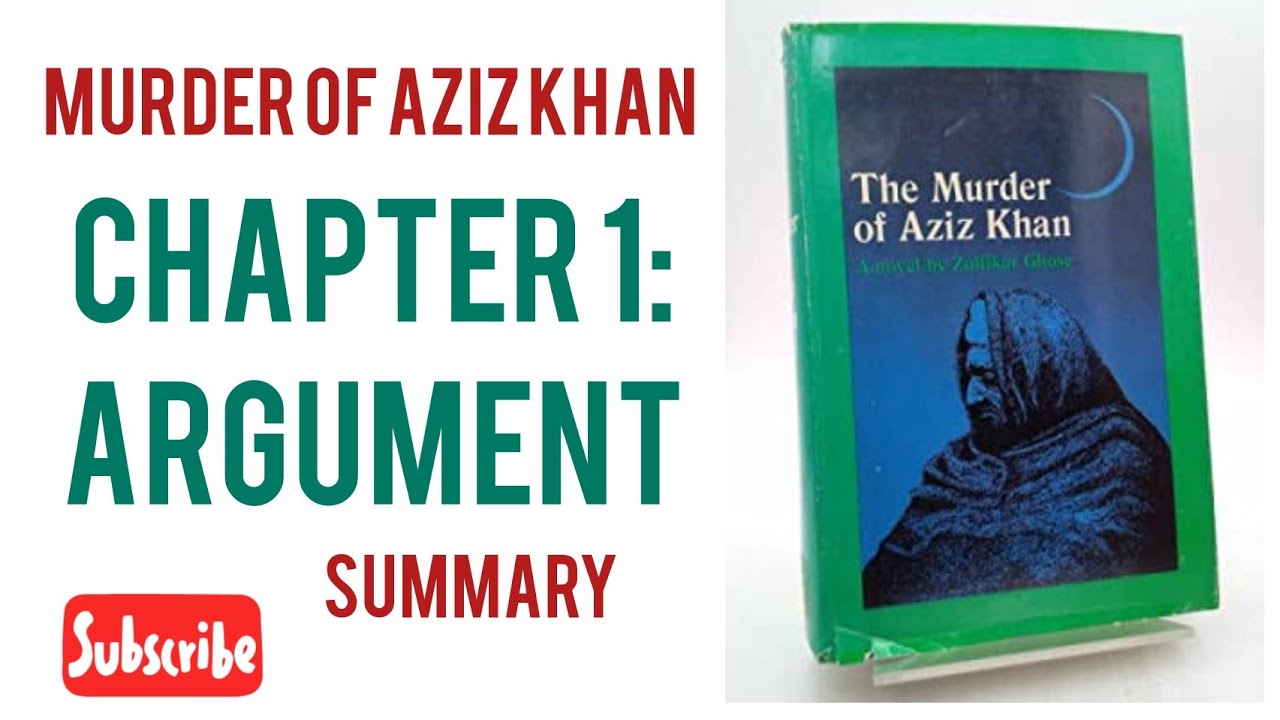 Murder of Aziz Khan summary chapter wise| Post colonial fiction
