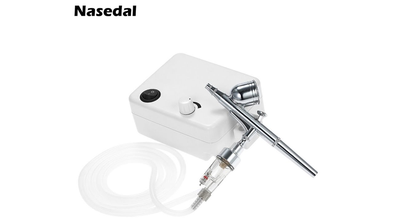 Nasedal dual action airbrush & adjustable psi compressor kit review, hobby, gunpla, model kit, paint