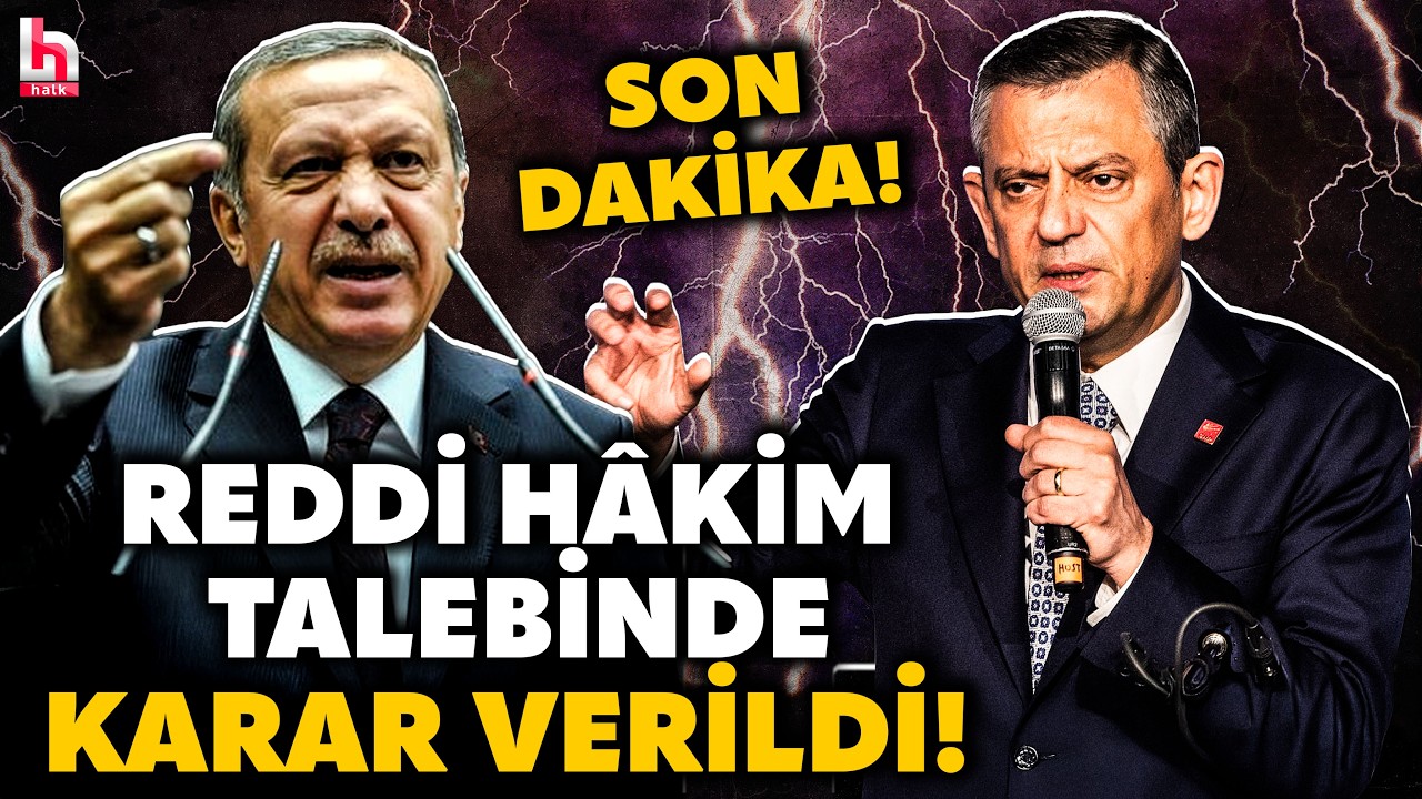 SON DAKİKA! Erdoğan'ın diplomasını istemişti! 'Reddi hâkim' talebinde karar verildi!