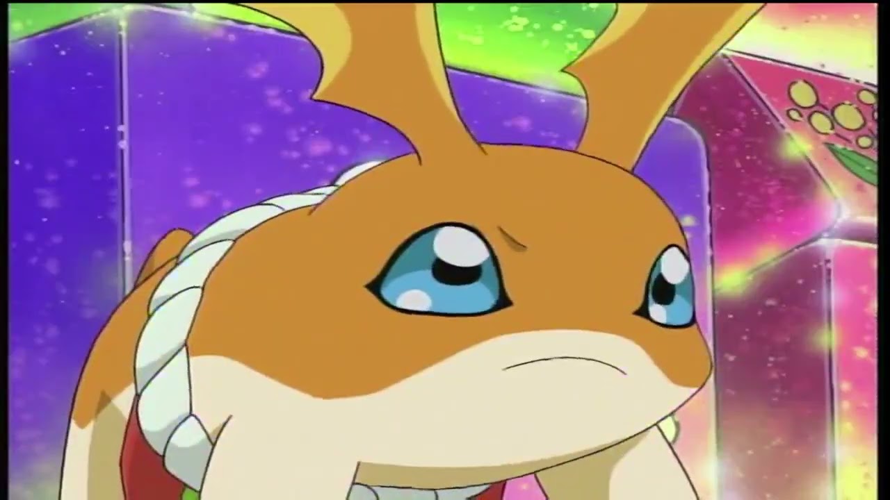 Digimon Season 1 ~ Patamon Defeats Elecmon in Tug of War Bout