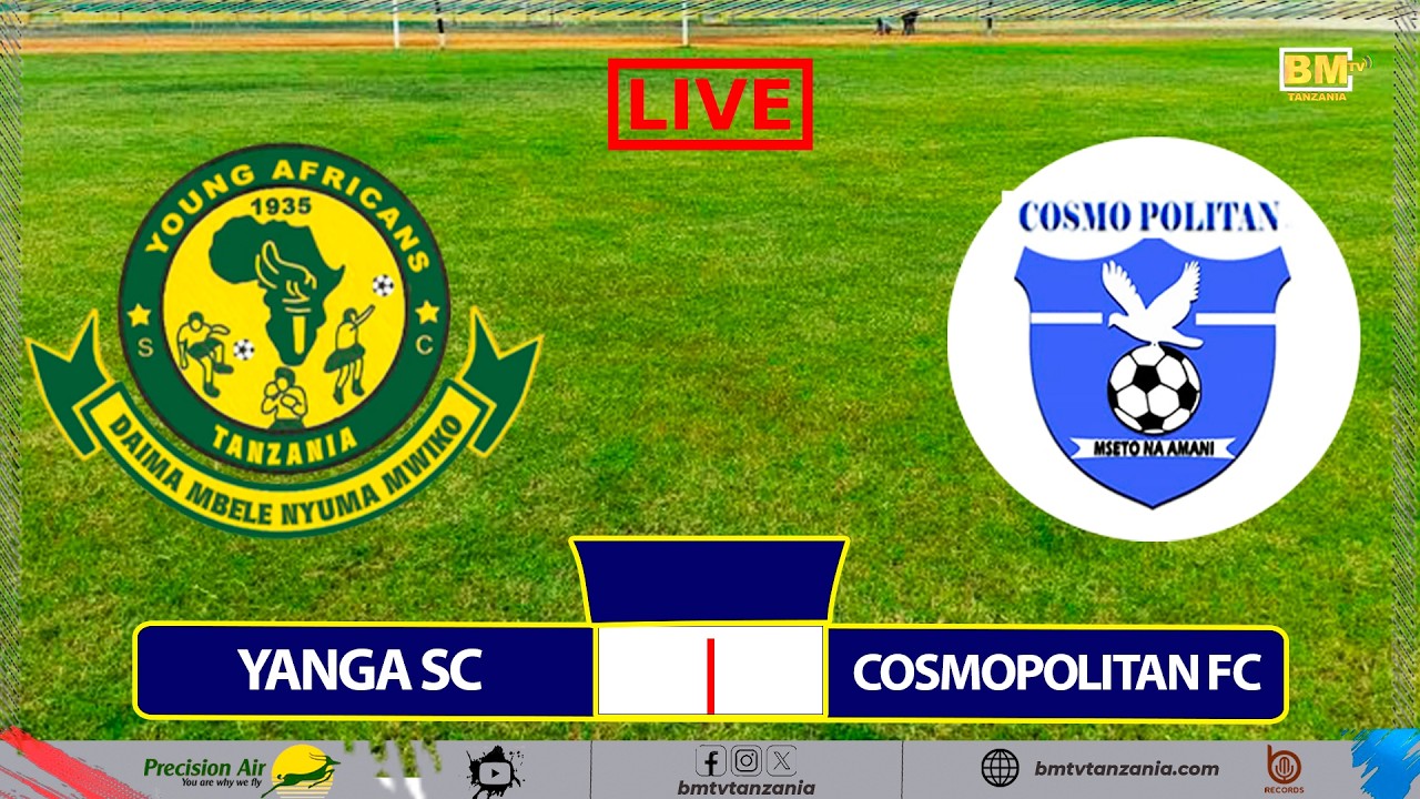 🔴#LIVE: YANGA SC VS COSMOPOLITAN FC  -  CRDB FEDERATION CUP