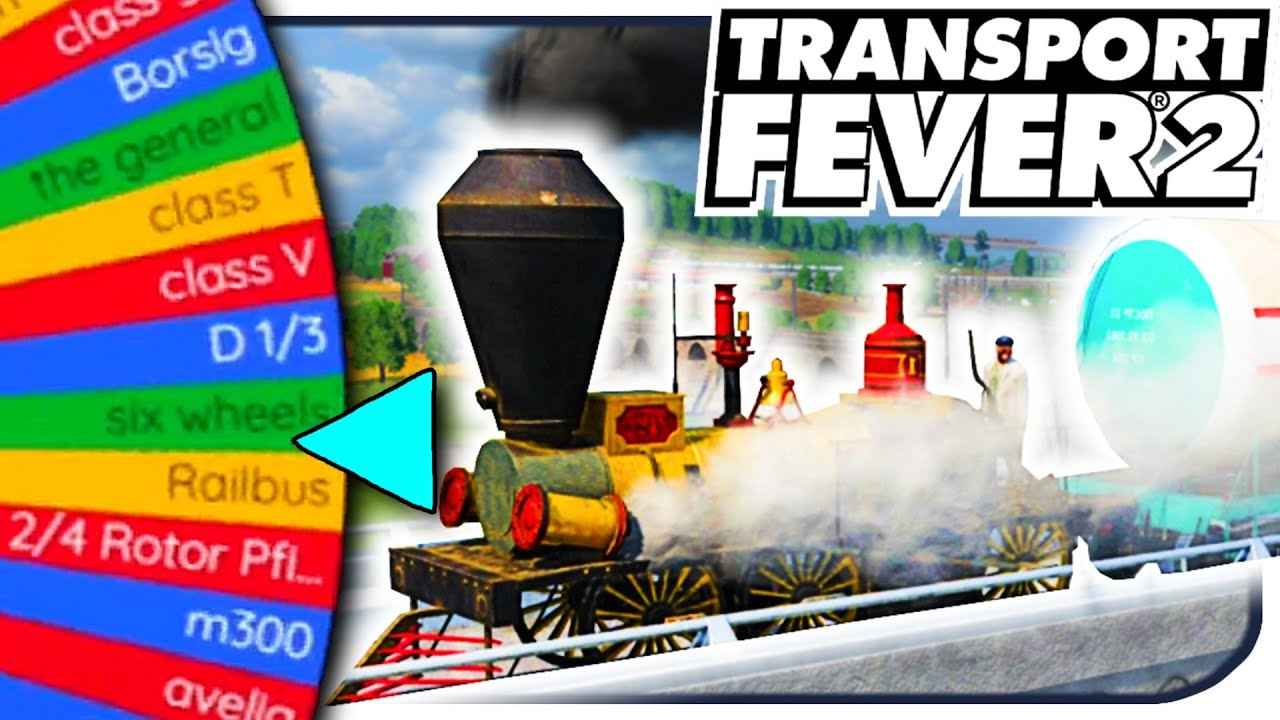 Vehicle RANDOMISER - Can We Beat Transport Fever 2 With RANDOM Vehicles Only?
