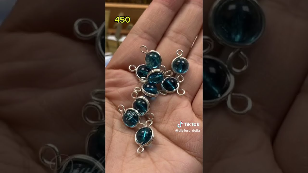 How to Make a Wire Wrapped Beads Bracelet | Step-by-Step Guide by DIYforu_Della_EU