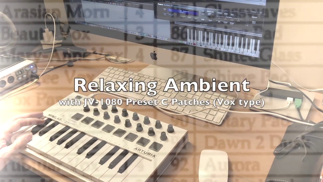 Roland JV 1080 SUPER JV Vox Sounds #ambient #relaxationmusic #meditationmusic #relaxingambient