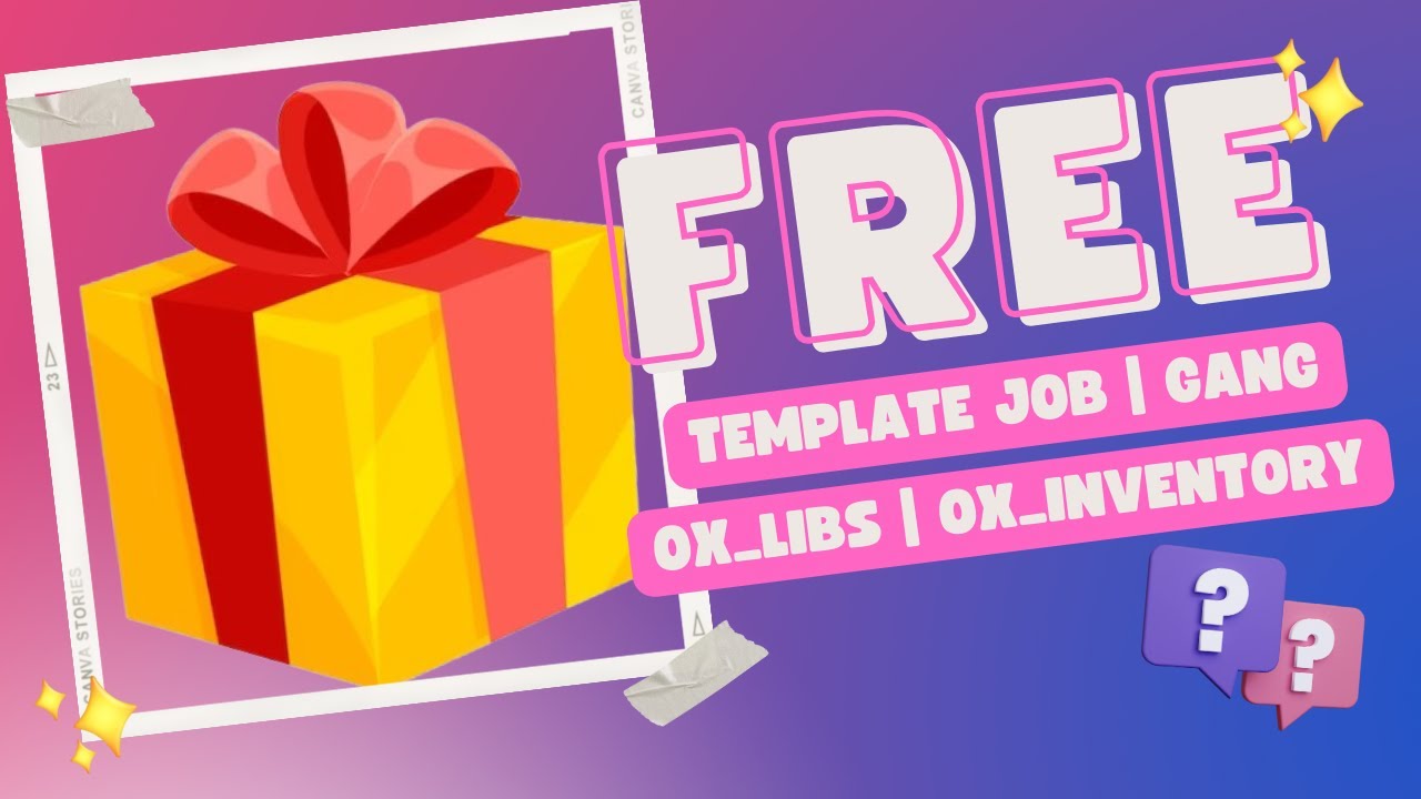 Comment créé un job Ox_libs | Ox_inventory Facilement