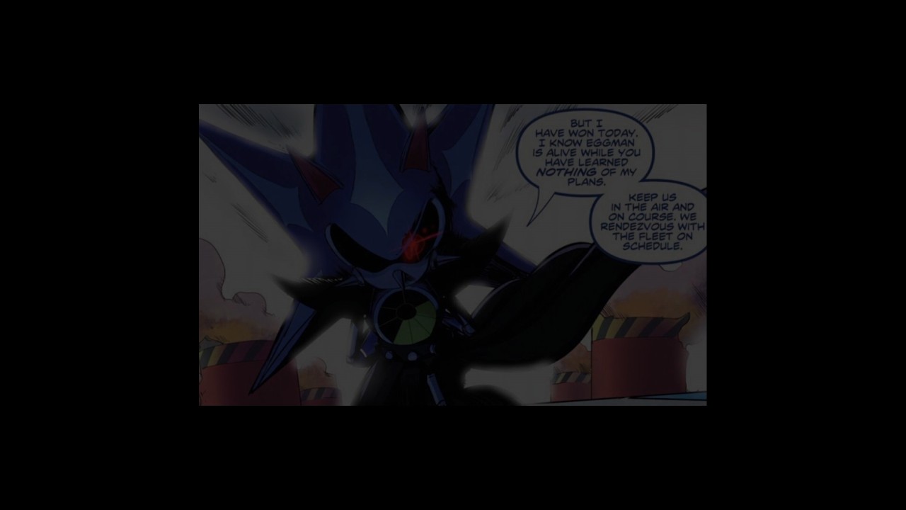 Neo Metal Sonic's threat (IDW Sonic comic dub)