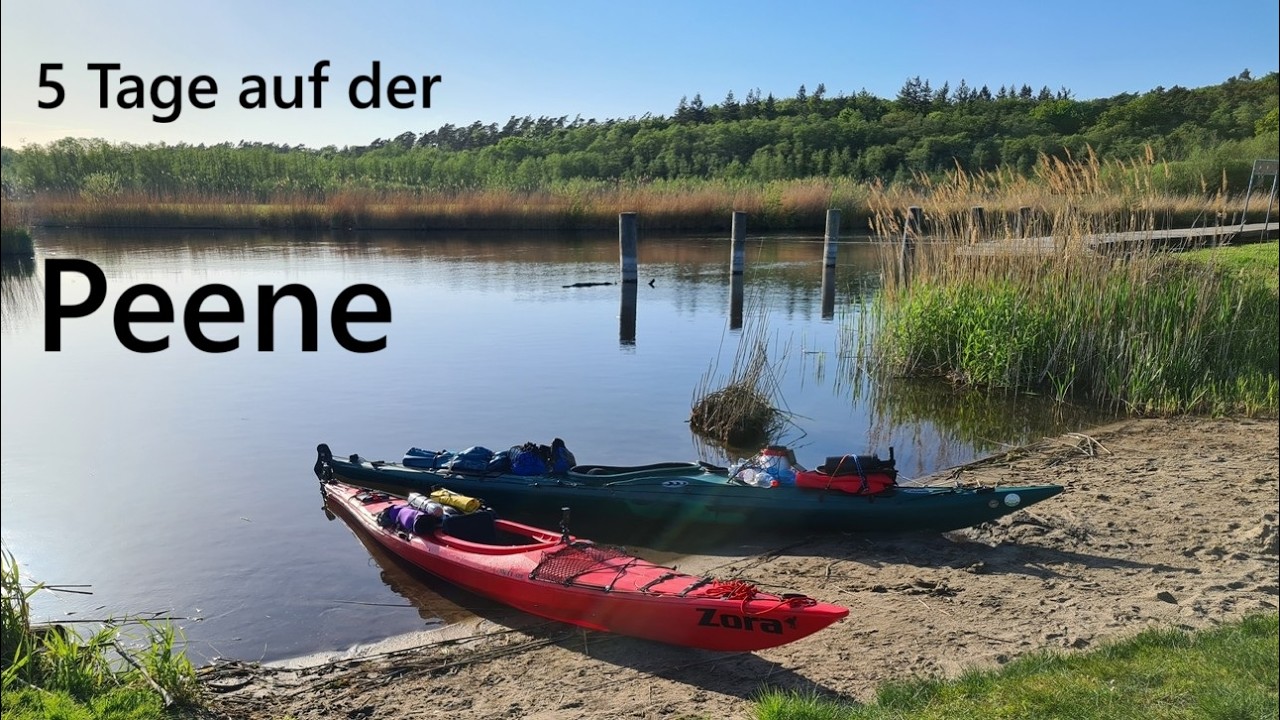 Paddeln auf der Peene - Mit dem Kajak von Malchin bis Anklam und weiter in den Peenestrom
