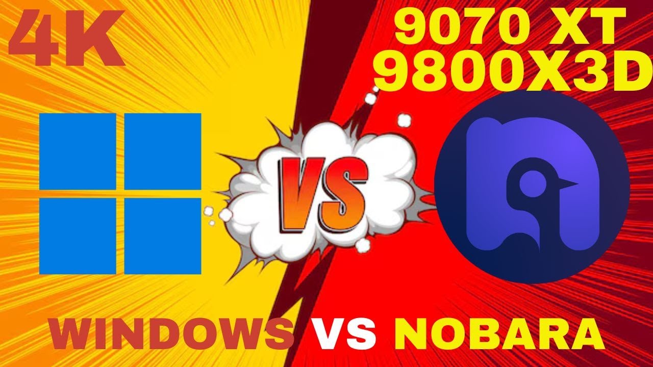 Windows VS Nobara - In Game Benchmarks | 4K | 9070 XT | 9800X3D