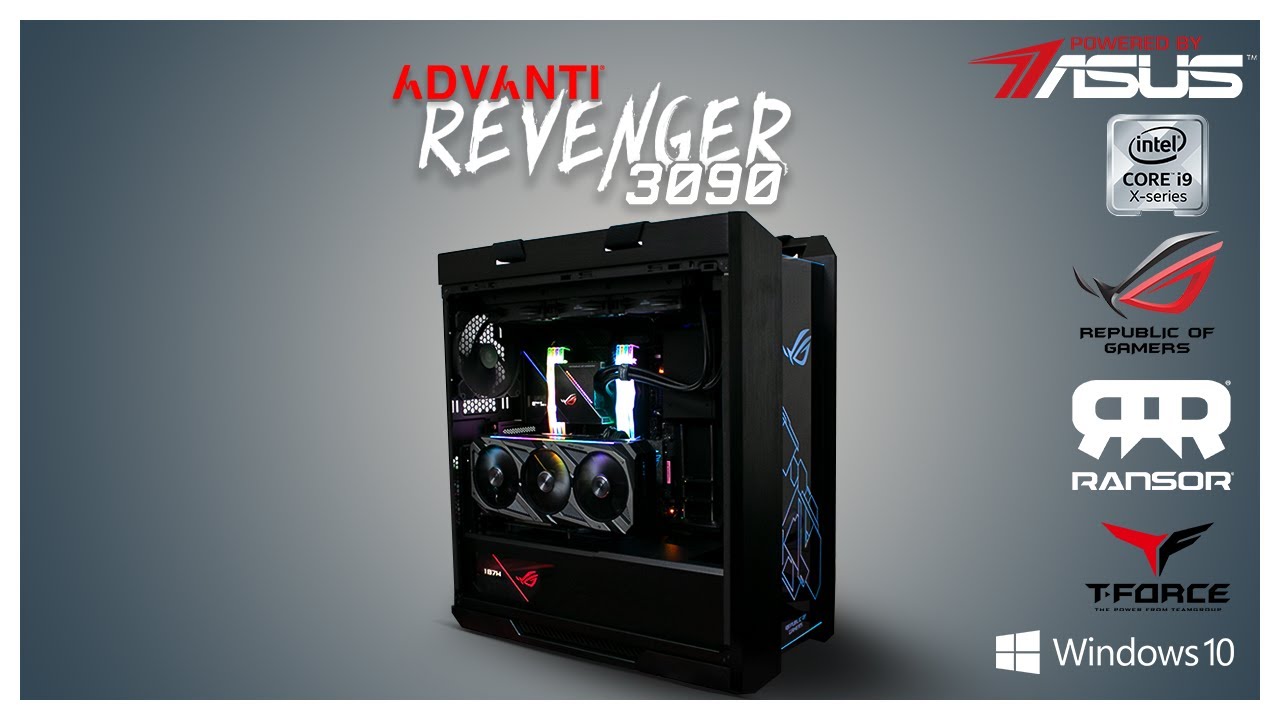 ADVANTI SYSTEMS: REVENGER 3090 - Timelapse Build (I9-10940X, RTX 3090, Asus ROG Strix Helios GX601 )