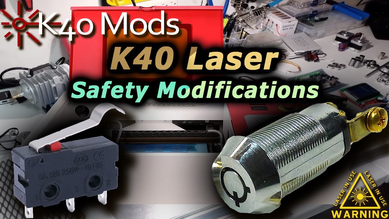 Initial safety modifications for the K40 laser - Lid Switch - Key