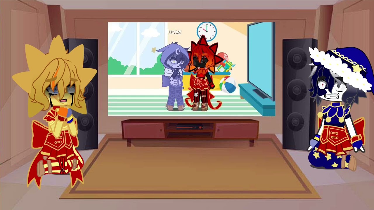 Sun and moon react to lunar The sun and moon show please read description