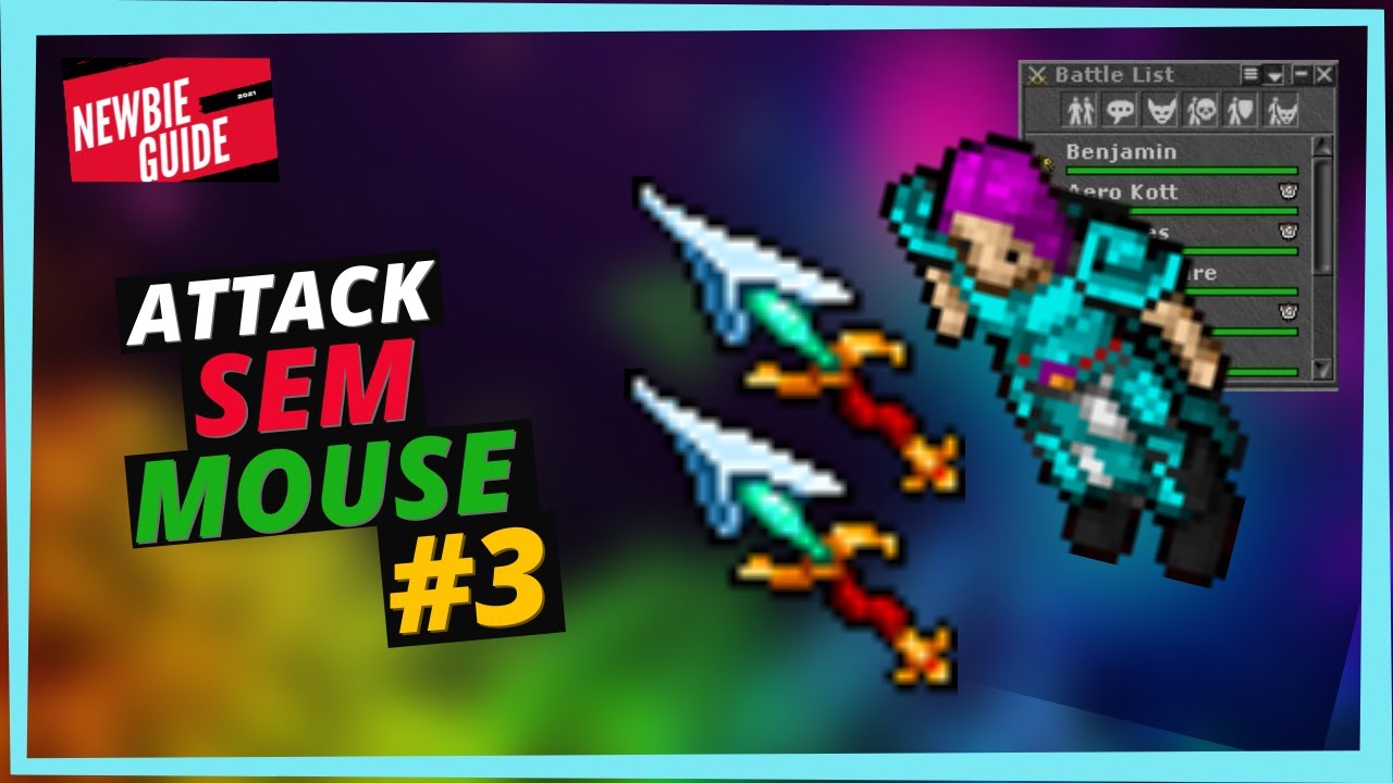 👶[TIBIA] Atacar SEM o Mouse e Auto Chase