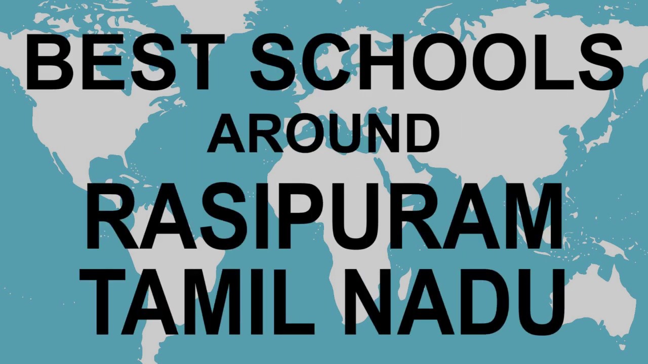 Schools around Rasipuram, Tamil Nadu   CBSE, Govt, Private, International | Edu Vision