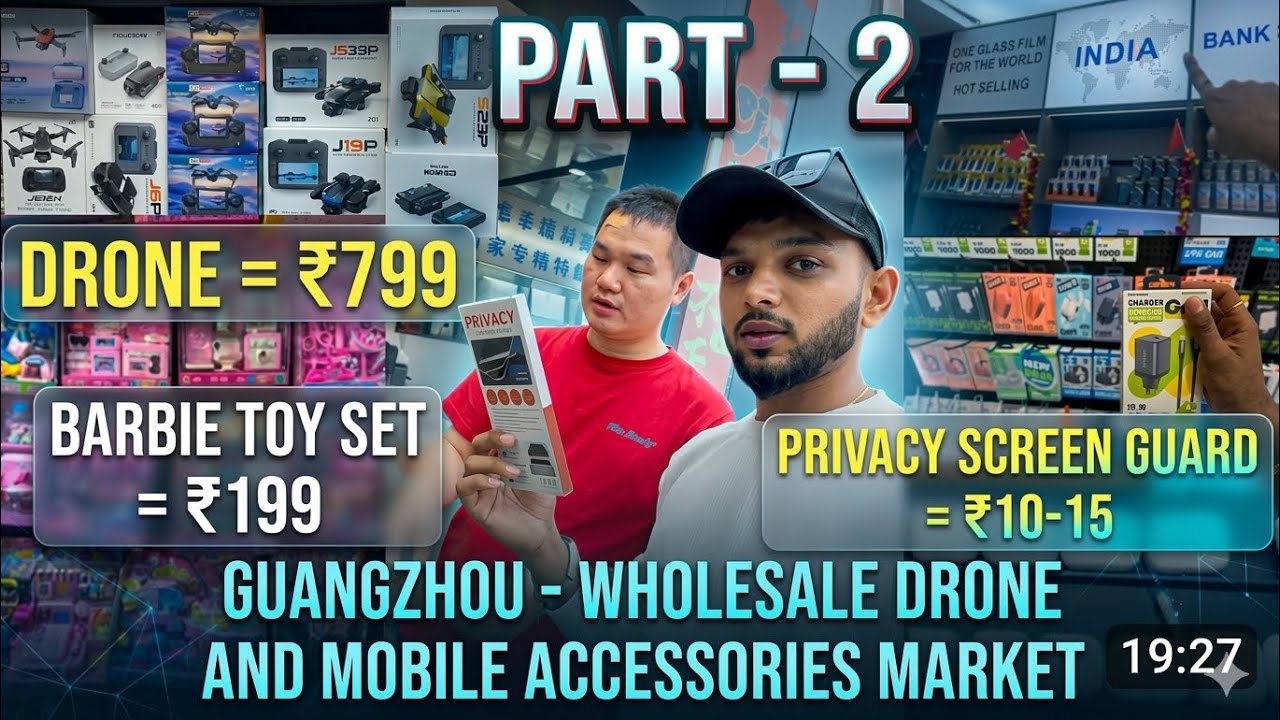 Inside China’s Cheapest Wholesale Market 🇨🇳 Drones ₹799 | Smart Watches ₹200 | Toys Paradise #viral 