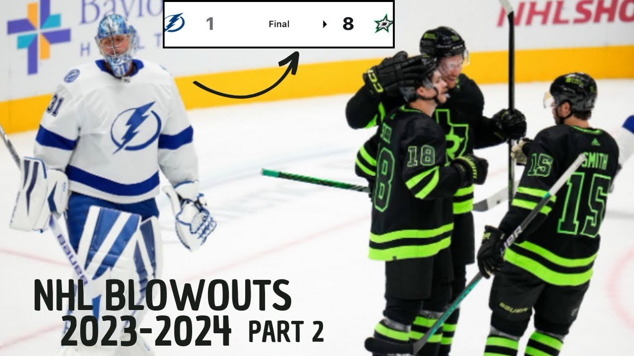 NHL Blowouts (2023-2024) Part 2