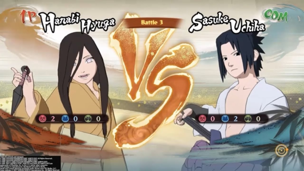 Hanabi Vs Sasuke!