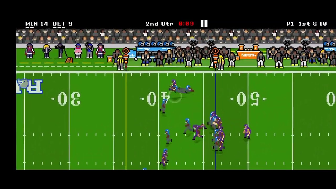 Retrobowl Season Week 7 Minnesota 4-1 Vs Detroit 4-1