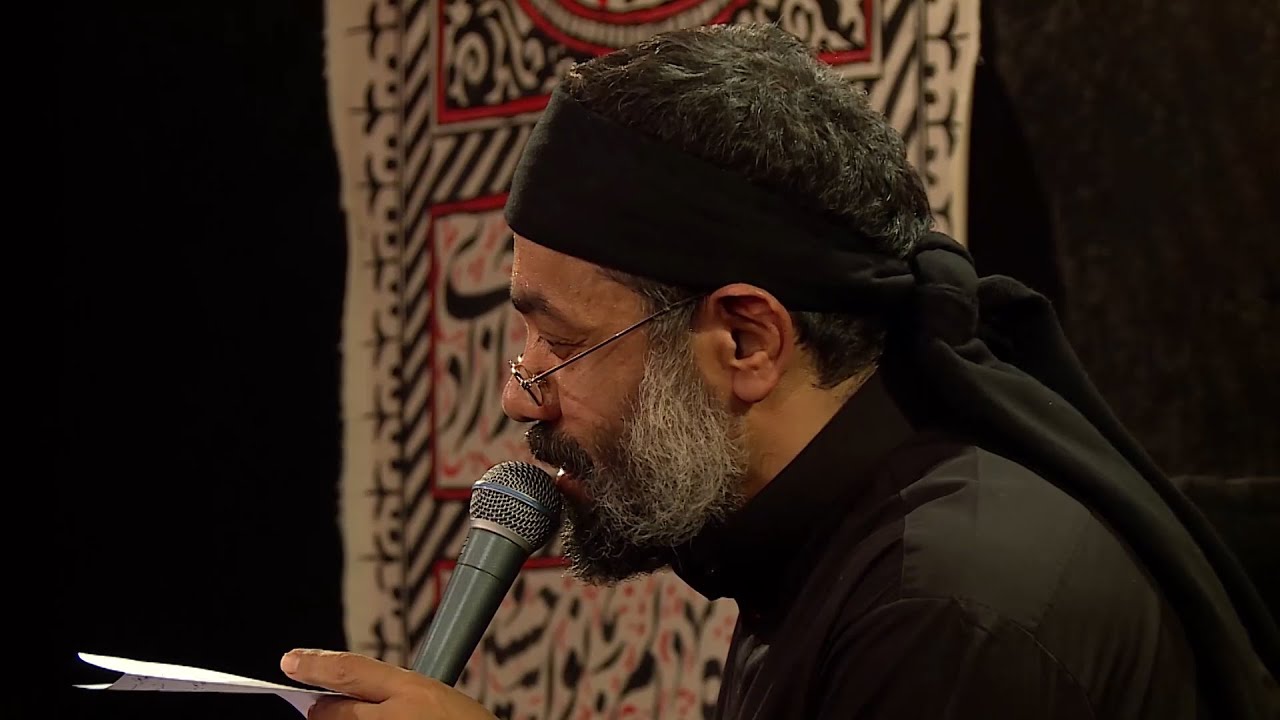 حاج محمود کریمی - روضه (پاشو نگاه کن که با چه حالی رسیده بابا)