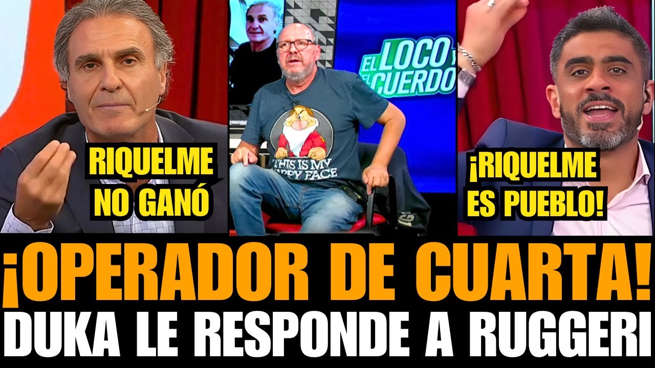 PALAZO de Bulos a Ruggeri y Duka lo sale a DESTR0ZAR junto a DIRIGENTES de River