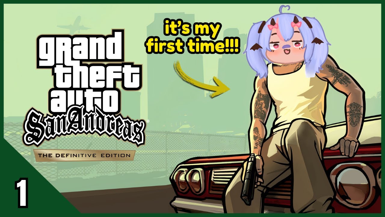 【GTA SAN ANDREAS ep 1】 LITERALLY MY FIRST TIME PLAYING !!!!!