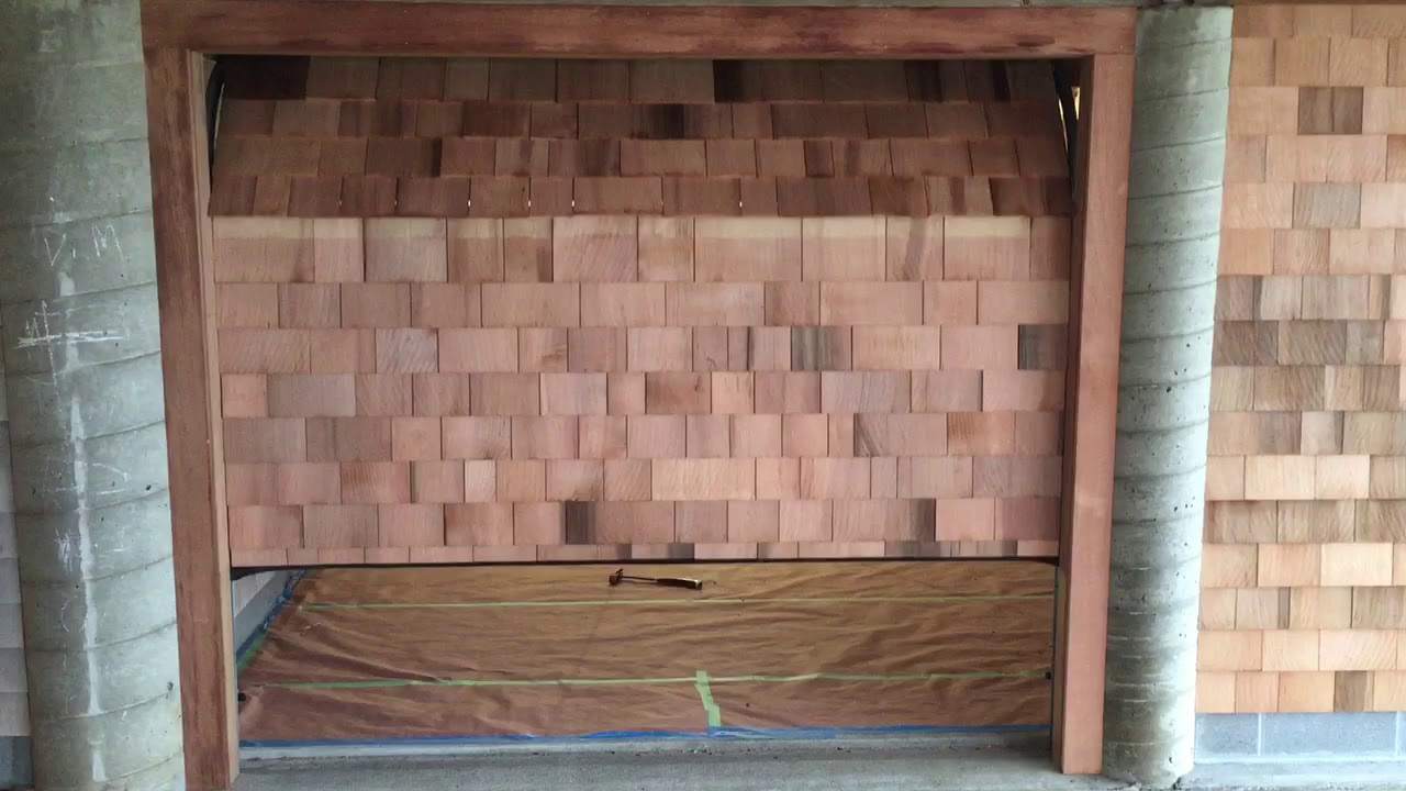 hidden garage door