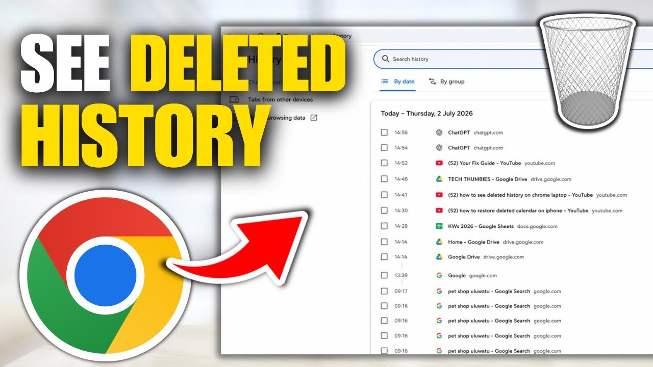 How To See Deleted History On Chrome (Laptop & PC)