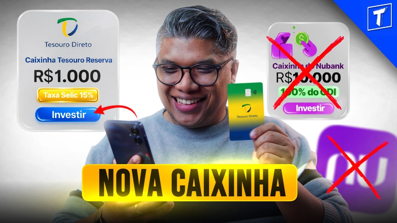 ADEUS NUBANK!! Nova CAIXINHA DO TESOURO RESERVA! 