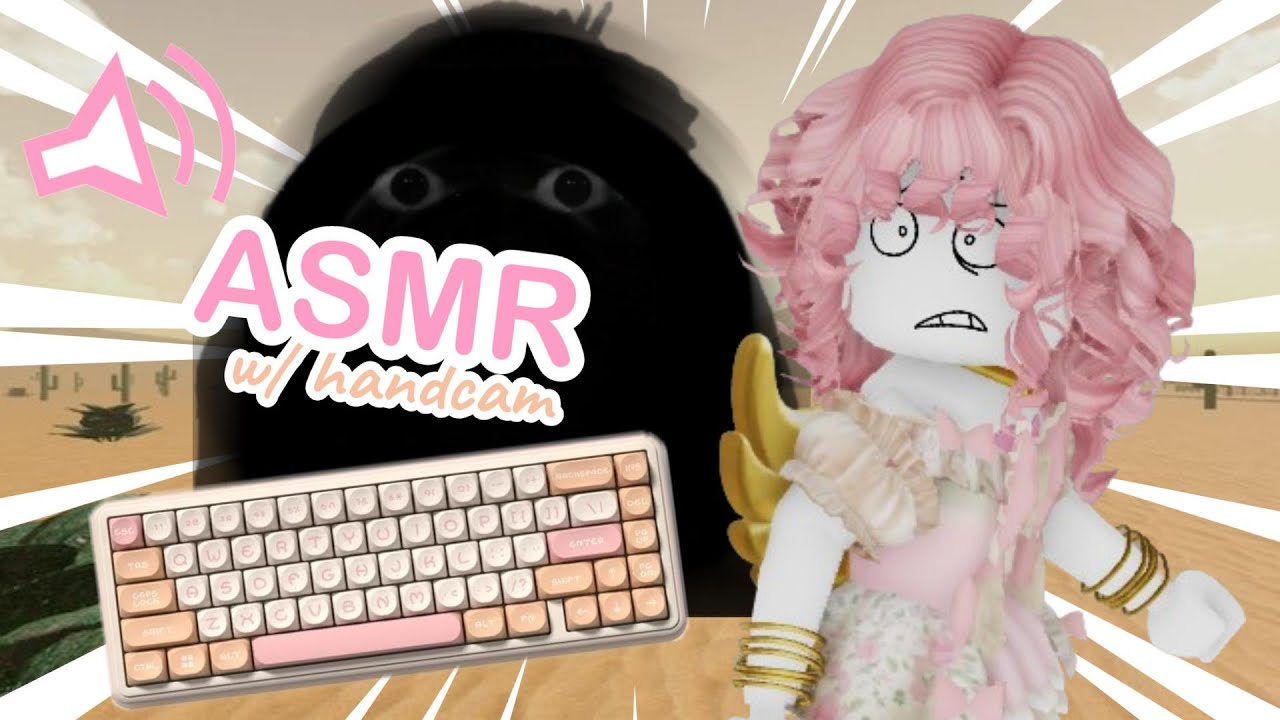 Roblox Evade but It's the BEST *CLACKY* Keyboard ASMR w/ HANDCAM ( + Unboxing Keyboard)