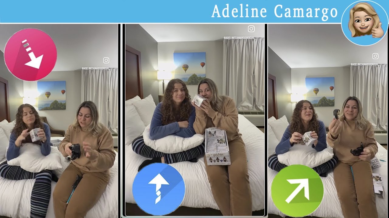 Abrimos caixinhas surpresa do harry potter e quase enlouquecemos @Adeline Camargo