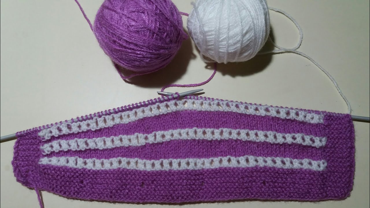 Baby cardigan knitting design #-part-1