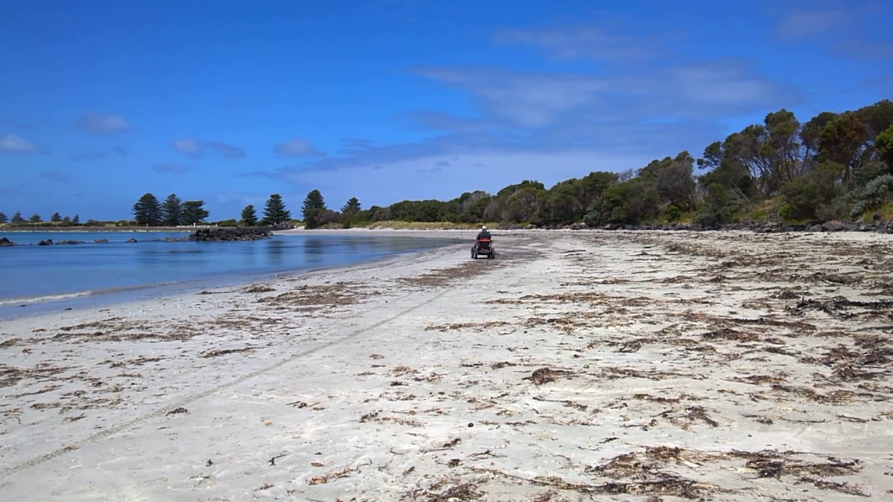 On the beach at Port Fairy, western Victoria, Australia.