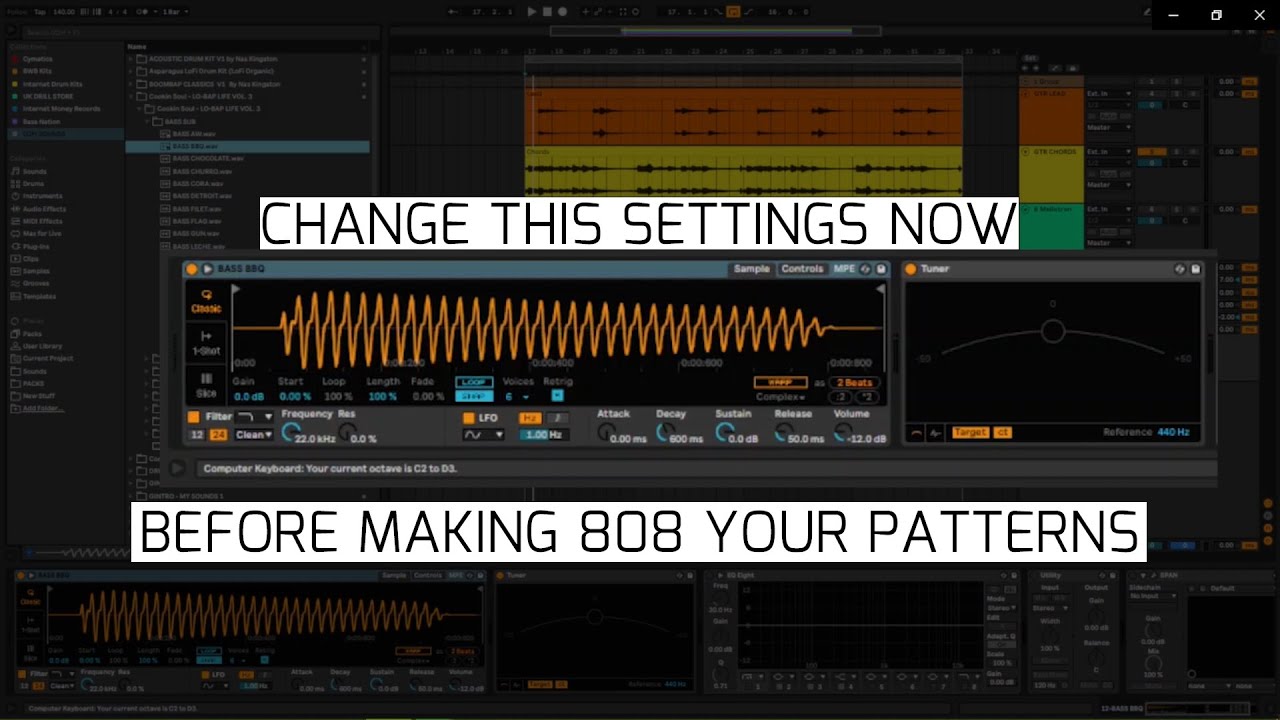The Best Simpler Settings For Your 808s || Ableton Live 11