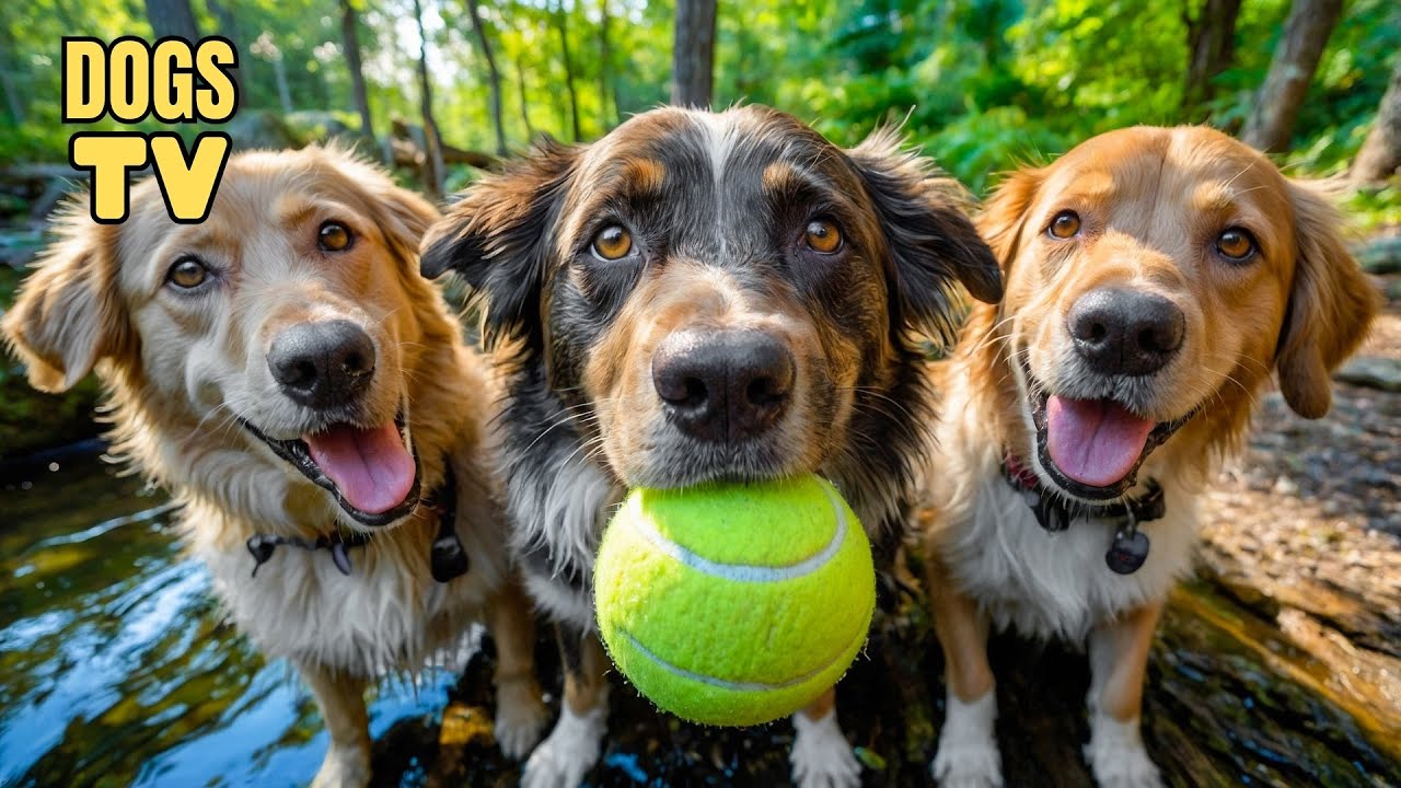 24 Hours of Dog TV for Dogs to Watch 🐶Gentle Chill Music for Active Dogs & Calm, Relaxed Behavior 💞
