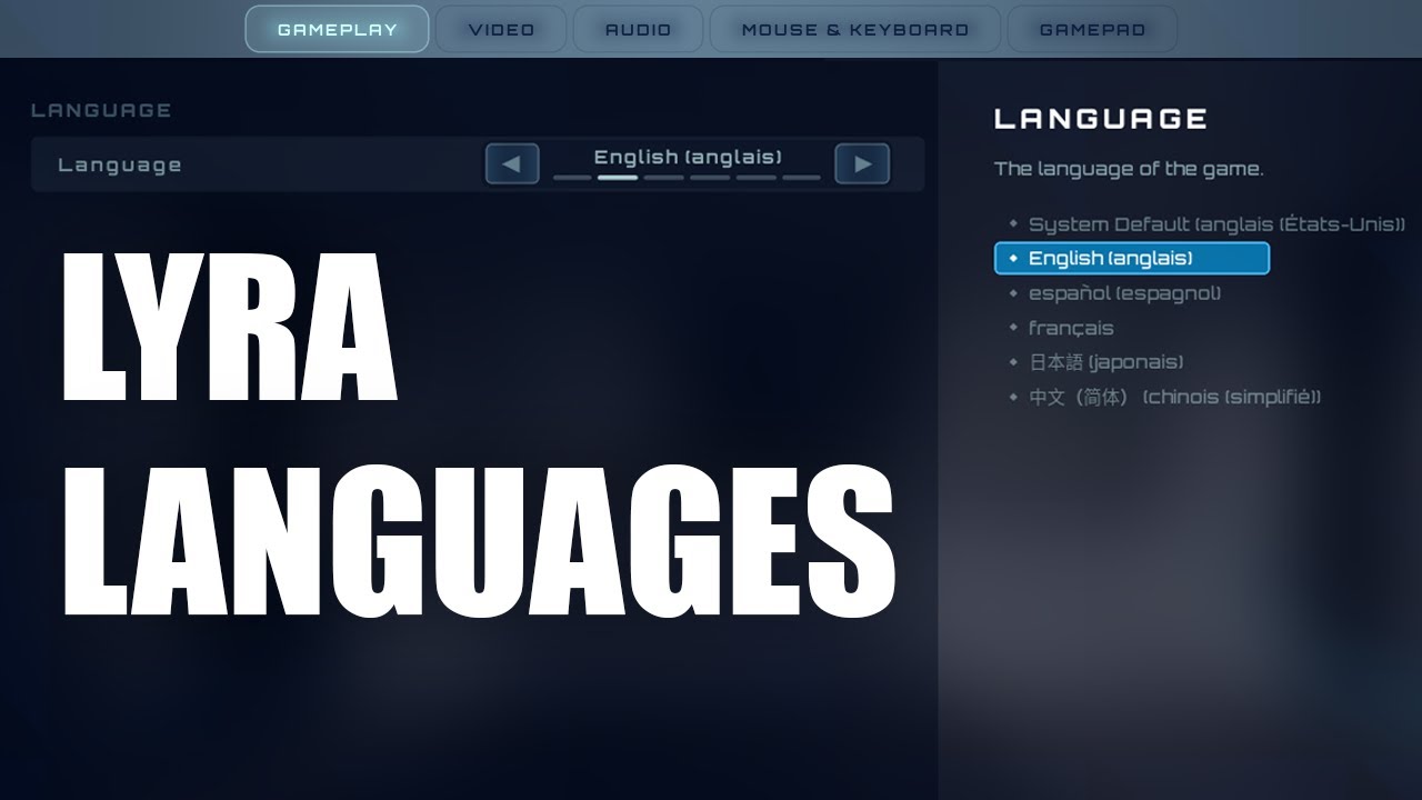 Support more or less languages for your Lyra based game : UE5 Lyra menu customization part 1
