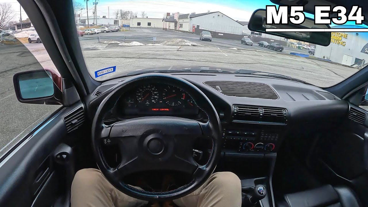 1991 BMW M5 E34 - POV Test Drive (ASMR Driving Experience)