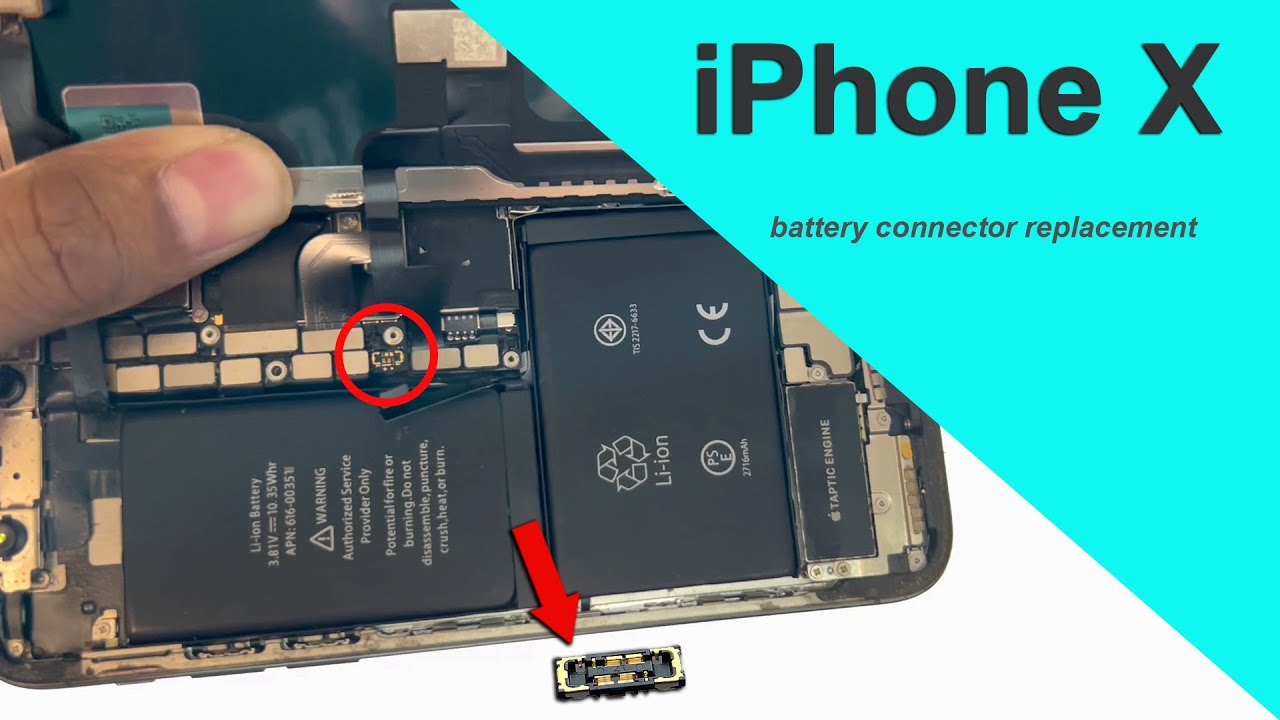 iPhone X Battery Connector Replacement