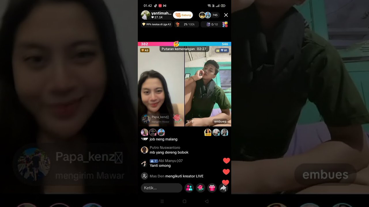 Live Semalam Kocak Kali Bersama Mbak Yanti Mas Wafa Embues Dan Mas Penceng Mega Rio