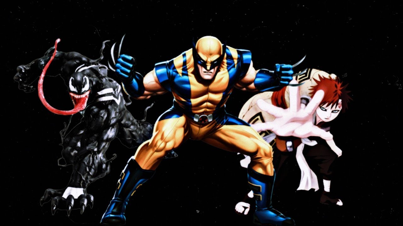 (S L O W E D + R E V E R B) Rap do Gaara, Venom e Wolverine: Animal | 7 Minutoz