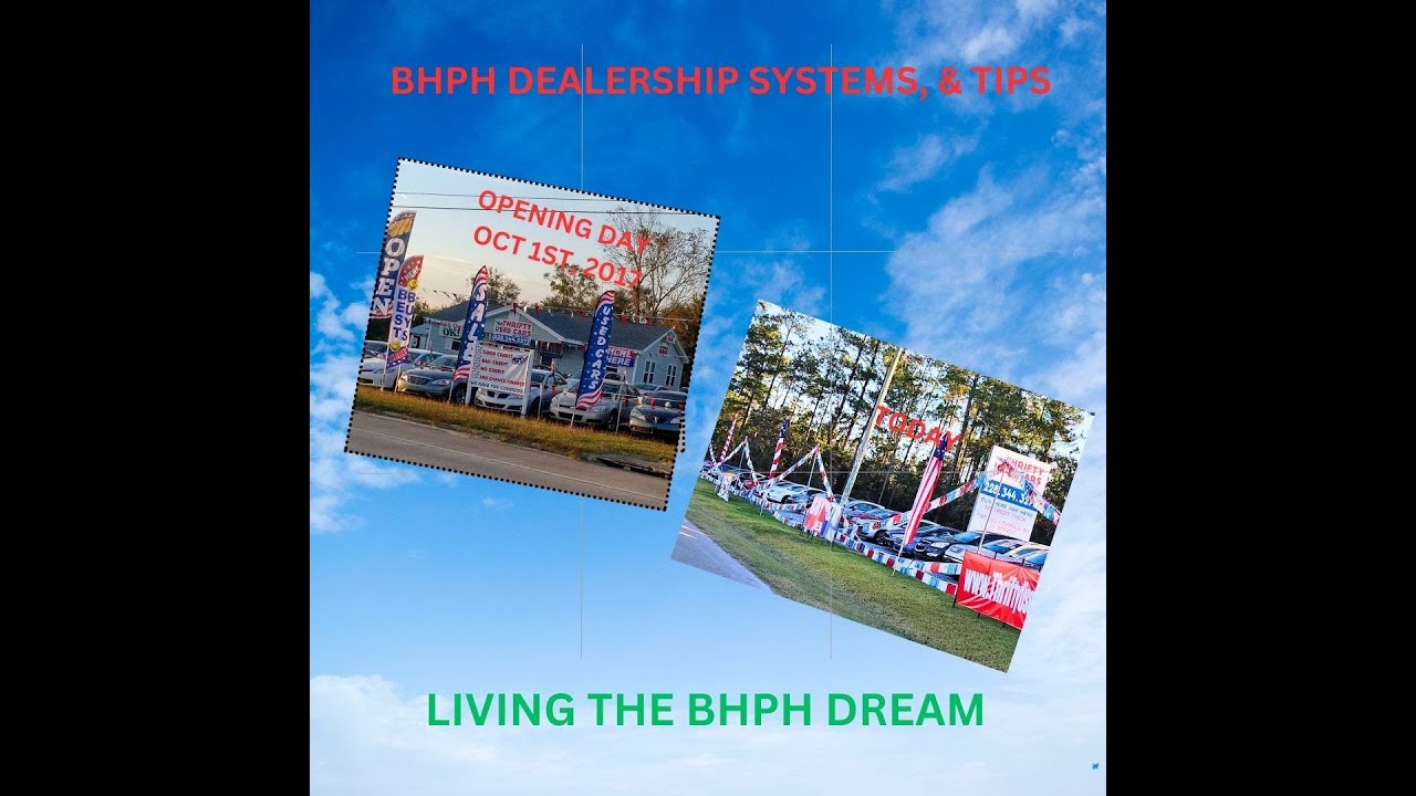 Советы, система, инструменты, поставщики BHPH. Жаль, что мне никто не сказал об этом, когда я нач...