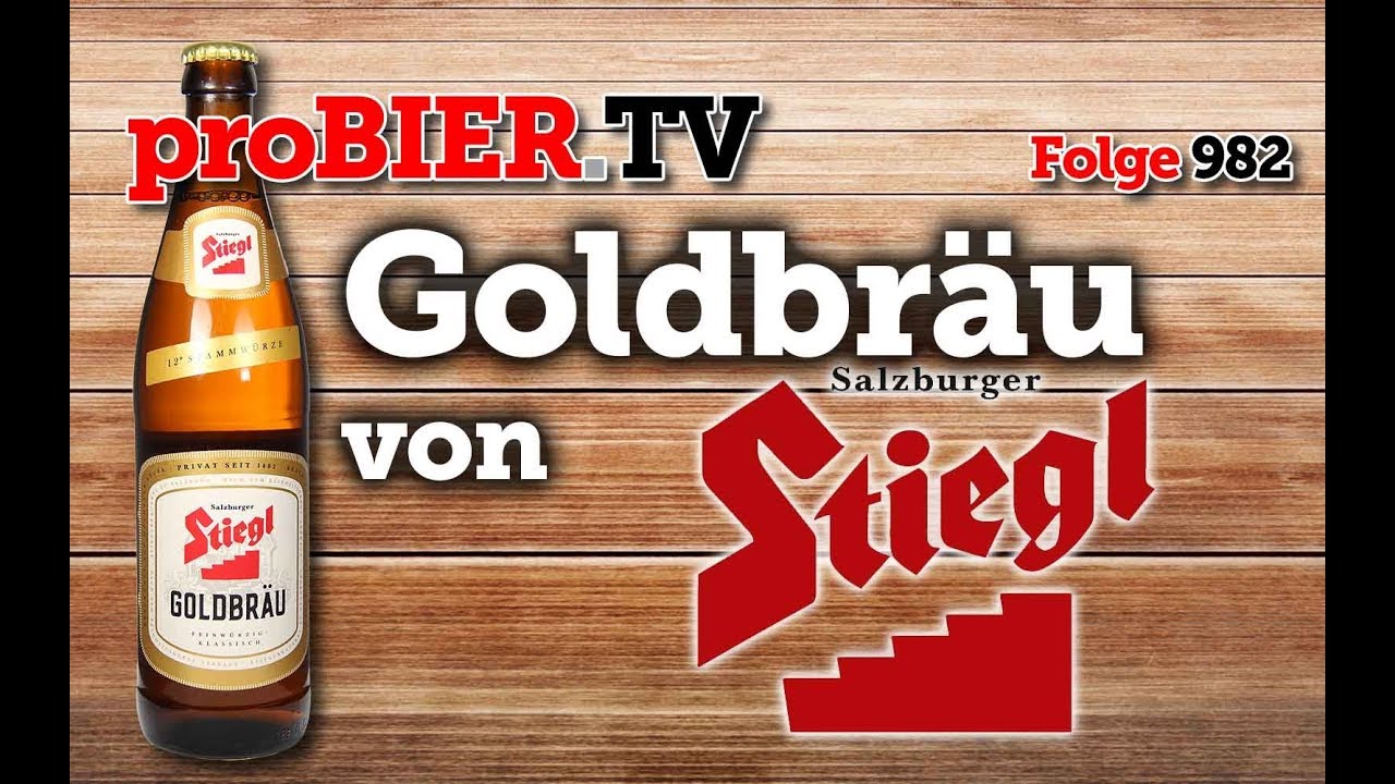 Goldbr&auml;u von Stiegl | proBIER.TV - Craft Beer Review #982 [4K]