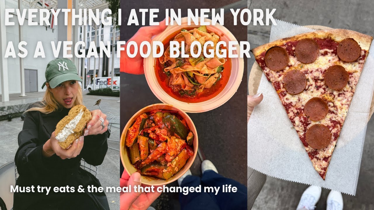 🇺🇸 🥯Everything I ate Vegan In NYC... As A Food Blogger