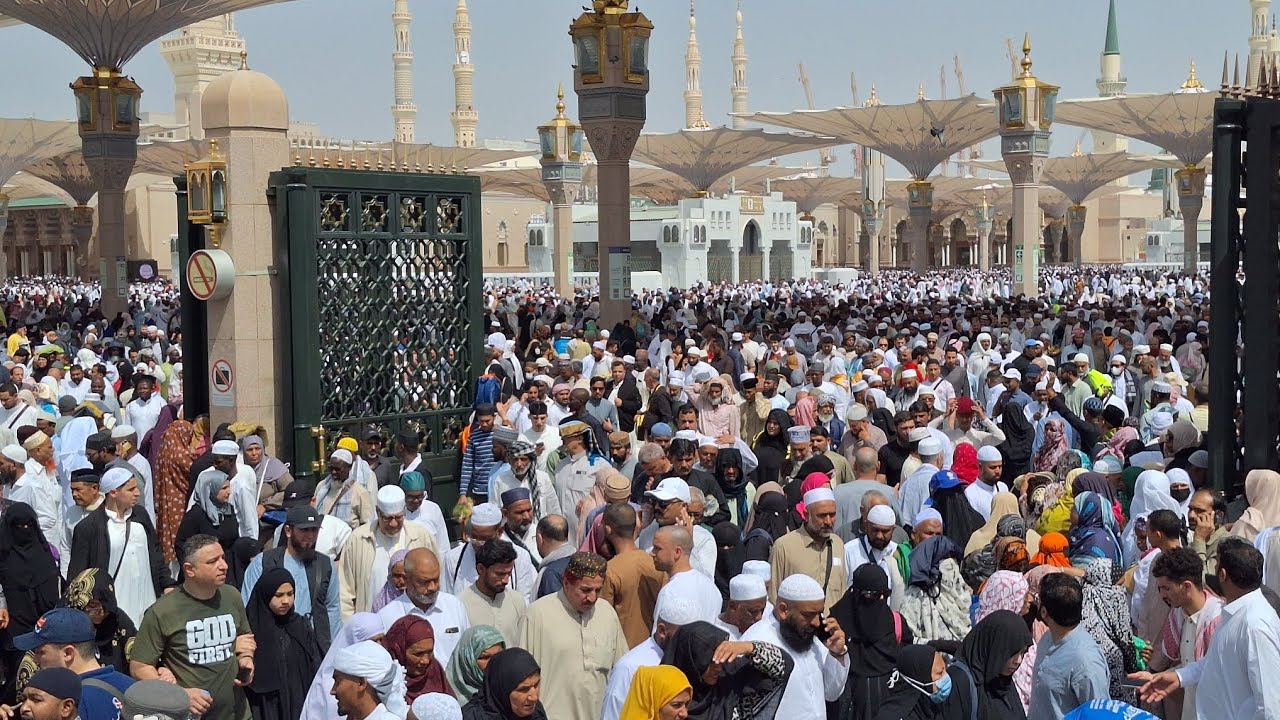 🔴Tody LIVE:  Third Friday of  masjide nabvi | jummah prayer| madina jiyarat full video #ramadan2026