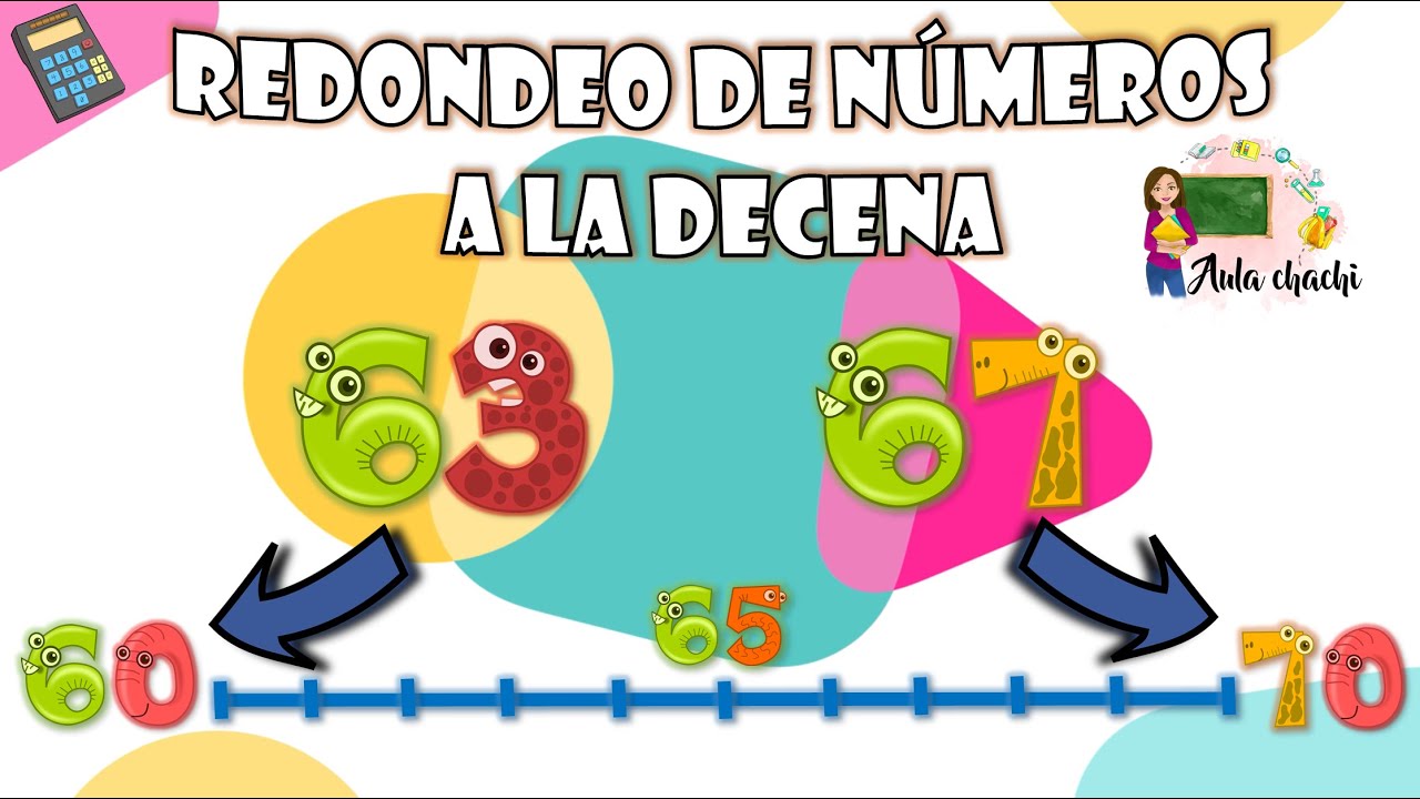 Redondeo de Números Naturales | A la decena | Aula chachi - Vídeos educativos para niños
