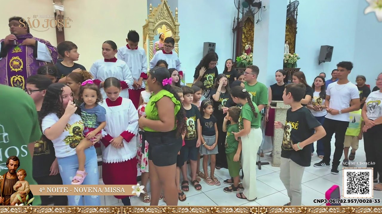 NOVENA | SANTA MISSA | 4º DIA FESTEJO PADROEIRO SÃO JOSÉ 2026 | PARÓQUIA SÃO JOSÉ.