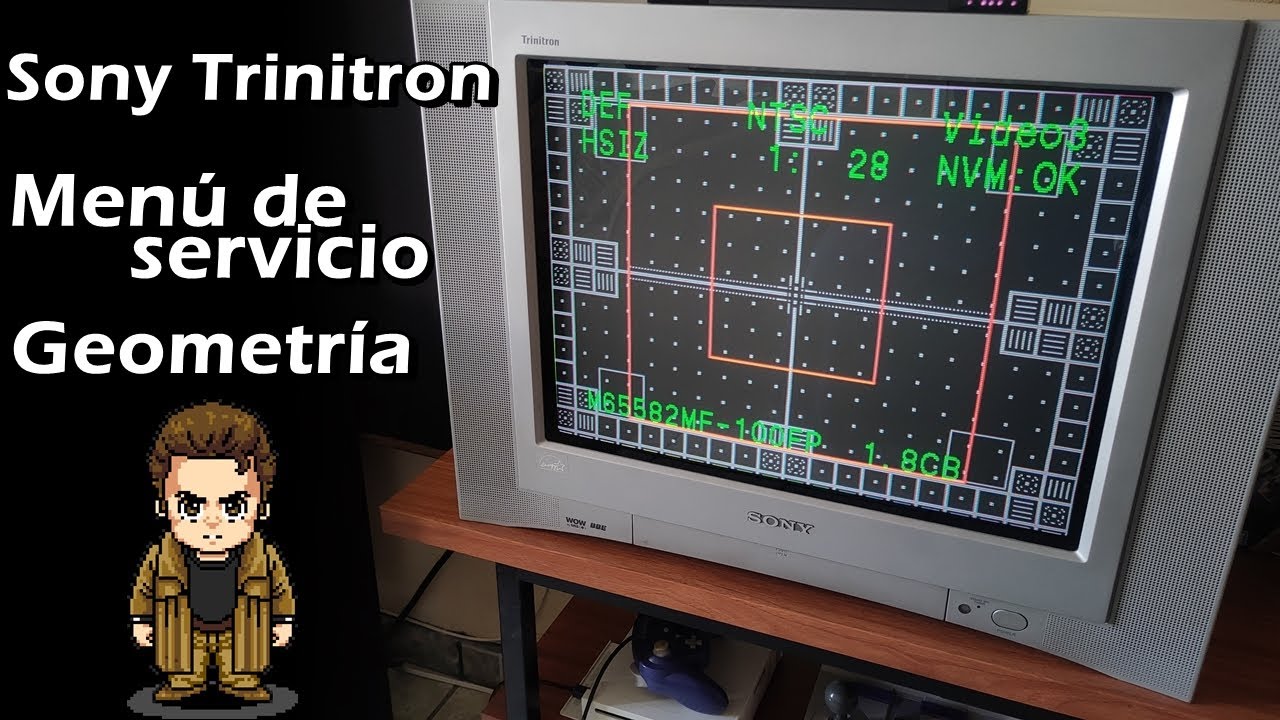 Guía Menú de servicio, Sony Trinitron, Geometría CRT